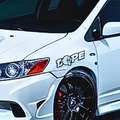 Dope Ghost Premium Vinyl Decal | Import | Tuner | Car Scene | Funny 