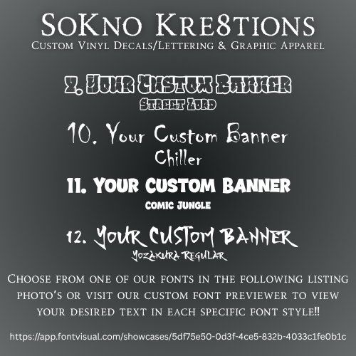 Fully Customizable Premium Vinyl Windshield Banner | Home Decor | Business Signage