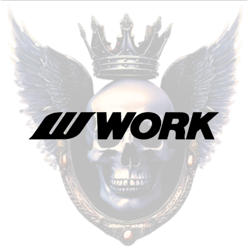 Work Premium Vinyl Decal | JDM | Wheels | Rims | Car Modification
