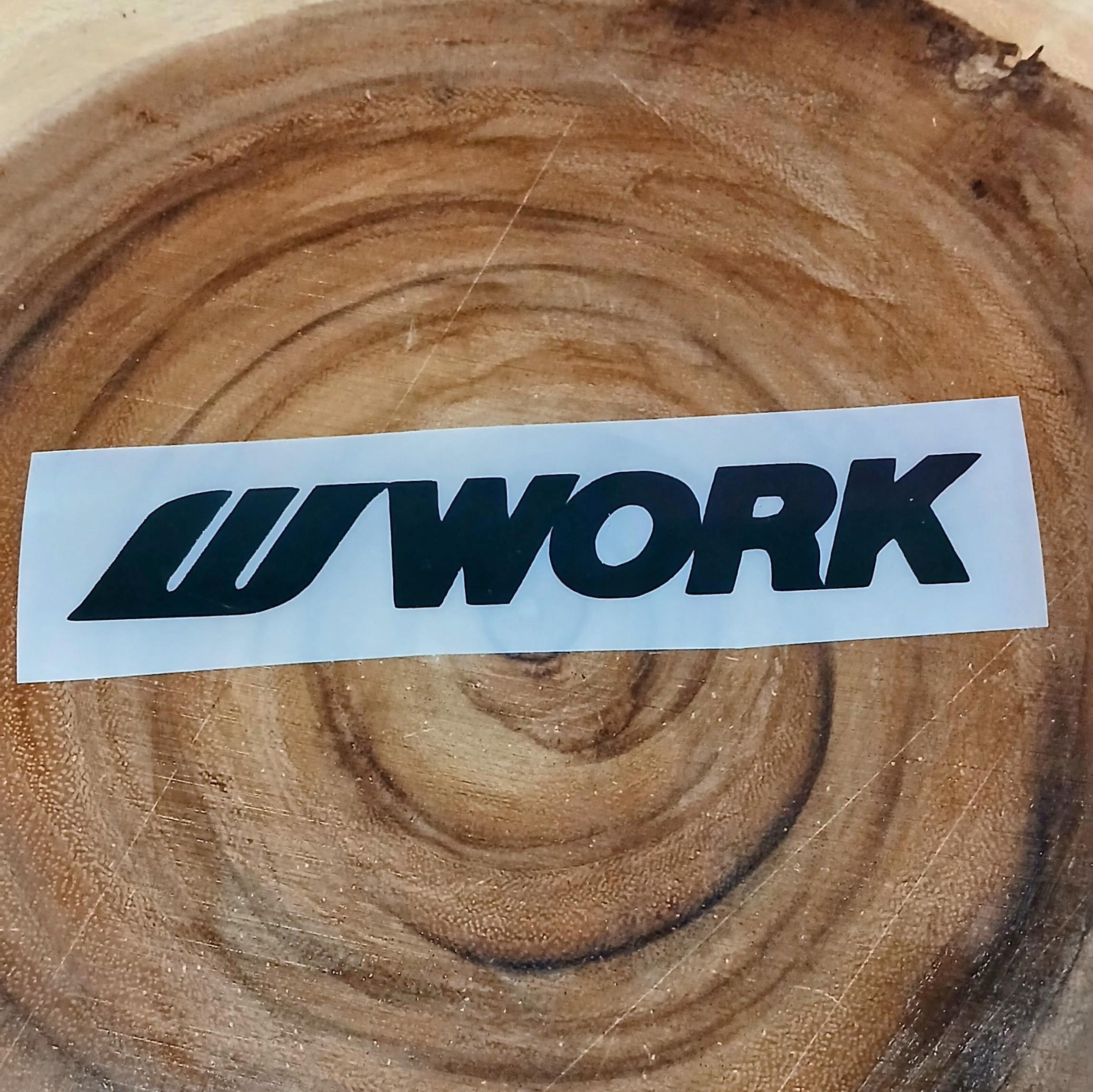 Work Premium Vinyl Decal | JDM | Wheels | Rims | Car Modification 