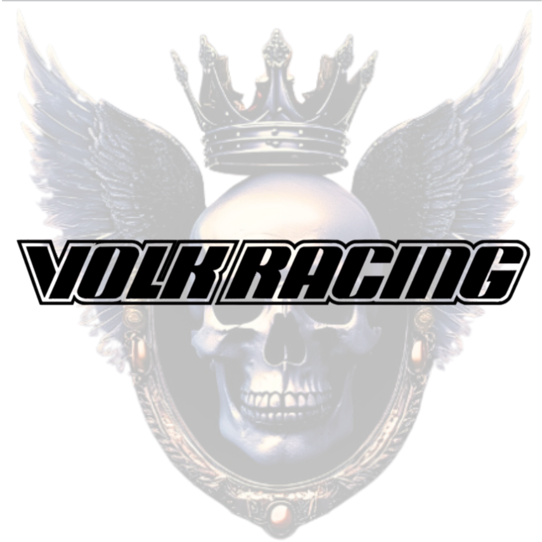 Tuner Wheel Logo Decal – Volk-Inspired Vinyl Sticker