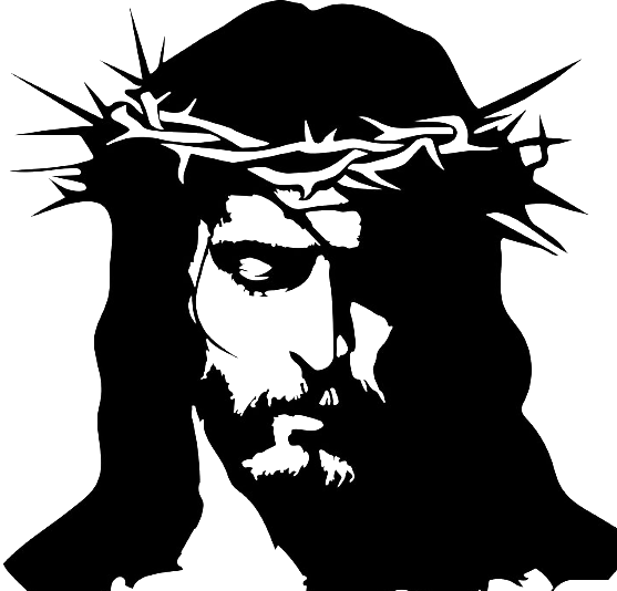 Man of Sorrows: Jesus Crown of Thorns Premium Vinyl Decal