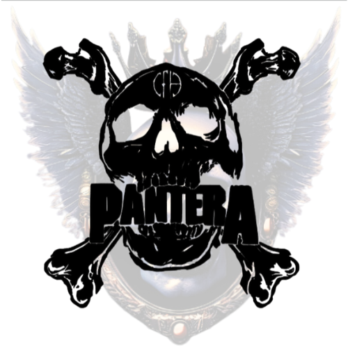 Pantera Skull & Crossbones Decal – Premium Waterproof Vinyl