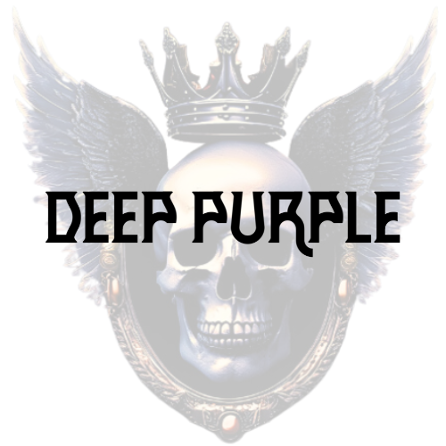 Deep Purple Metal Font Decal