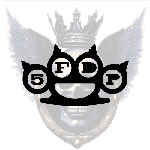 5FDP Brass Knuckle Logo Decal – Five Finger Death Punch Inspired