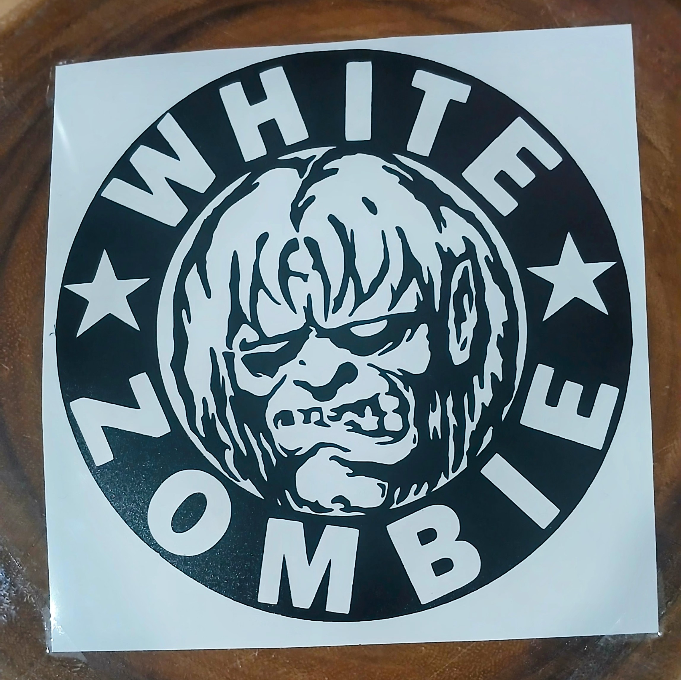 White Zombie Inspired Vinyl Decal – Horror Punk Graphic