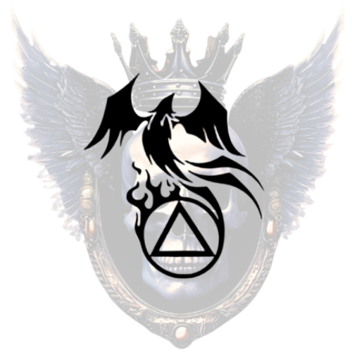 Phoenix Rising Sobriety "AA" Triangle Premium Vinyl Decal