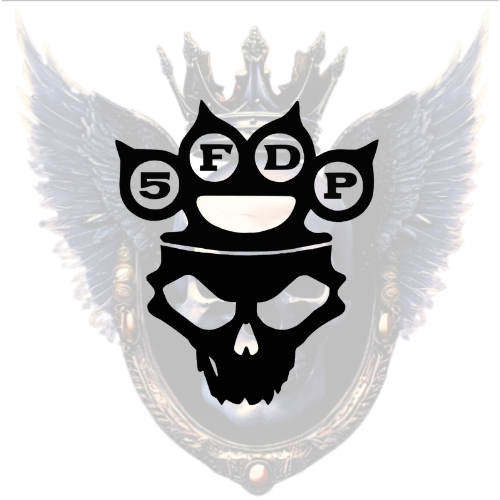 5FDP Skull & Brass Knuckle Decal – Five Finger Death Punch Inspired