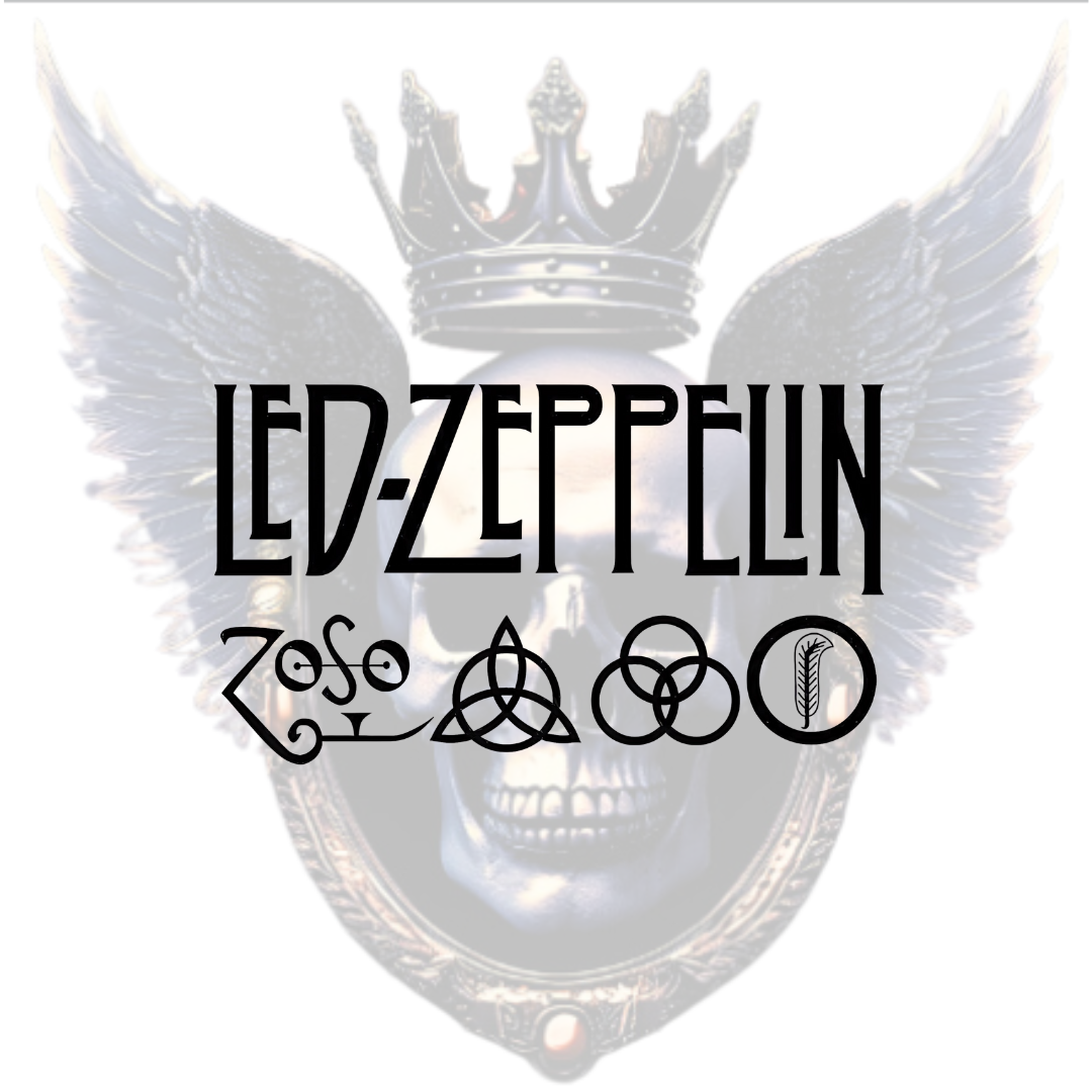 Led Zeppelin IV Symbol Decal – Iconic Rock Band Emblems Vinyl Sticker