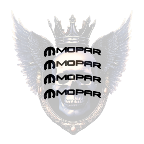 Mopar Brake Caliper Premium Vinyl Decals Set of 4
