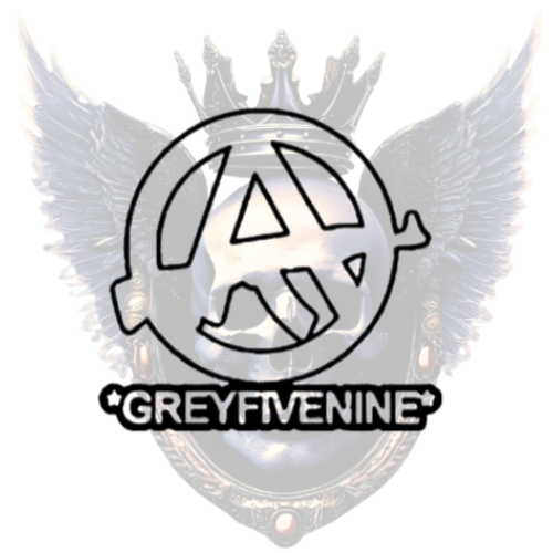 Grey Five Nine Anarchy Premium Vinyl Decal