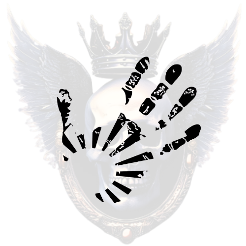 Japanese Rising Sun Handprint Vinyl Decal