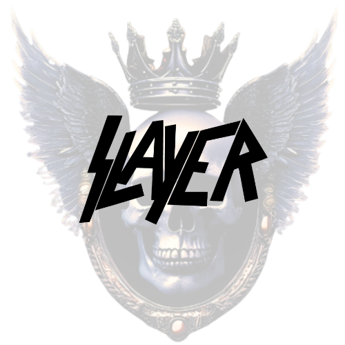 Slayer Style Vinyl Decal – Heavy Metal Inspired Sticker for Car, Laptop, More