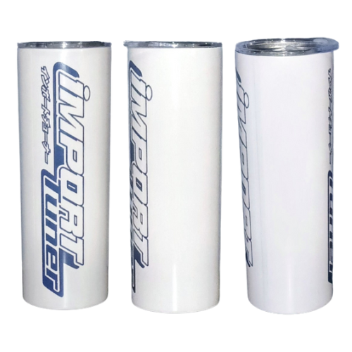 Import Tuner Sublimated Tumbler – JDM Style  20oz Stainless Steel  Japanese Katakana Design