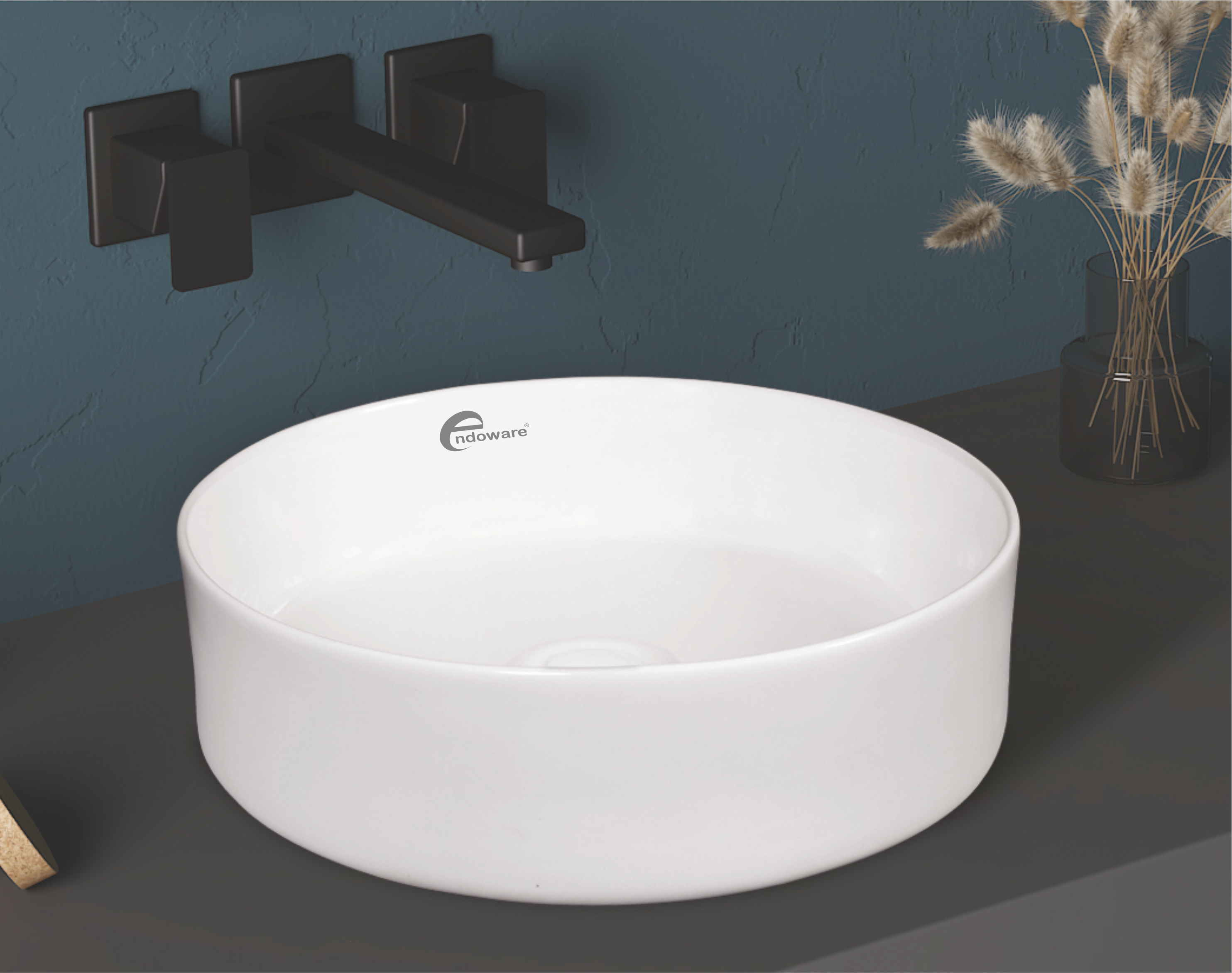 Eden Counter Wash Basin - Stylish and Functional Bathroom Sink for Modern Spaces - By Endoware