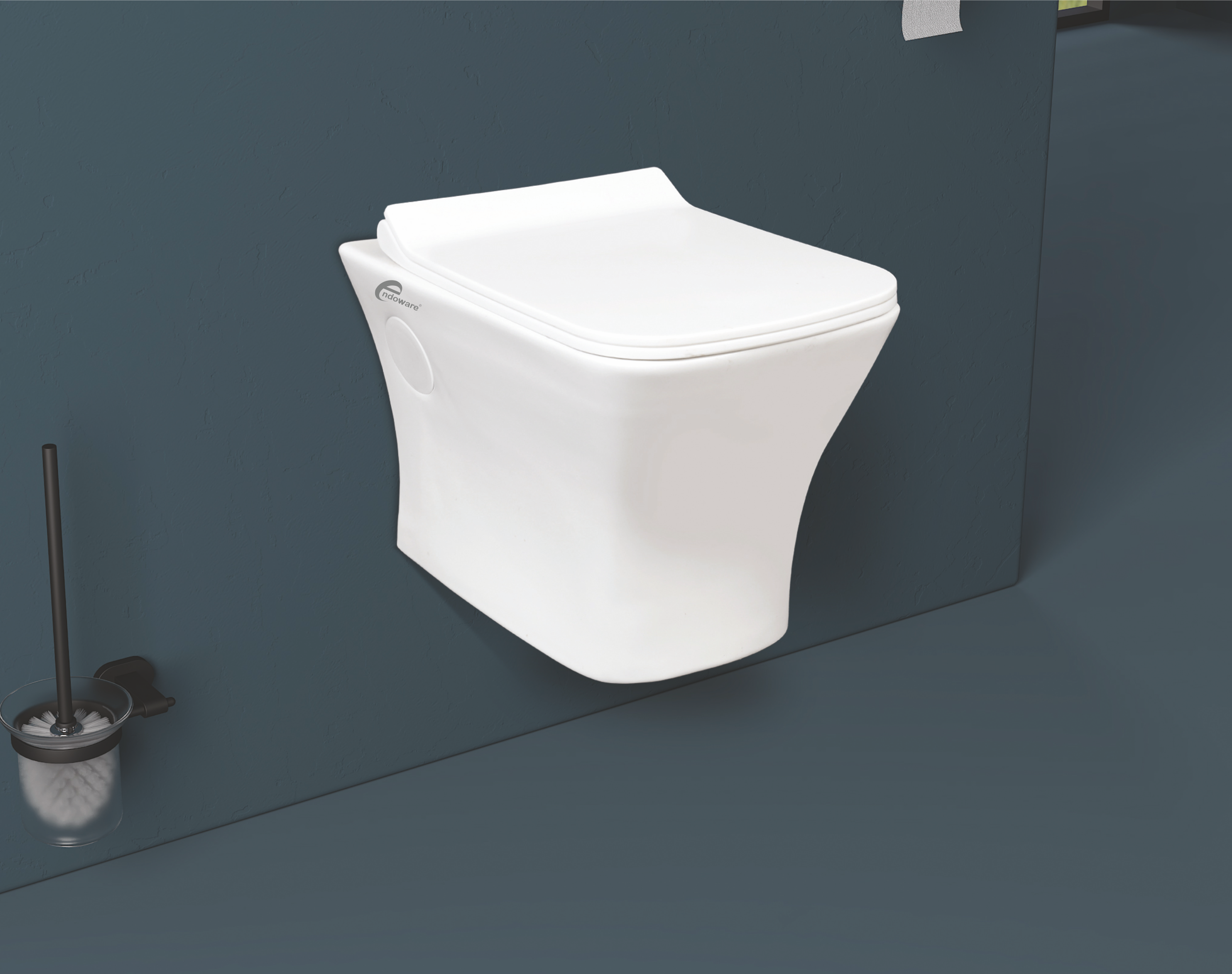 Thar Wall Hung Commode - Space-Saving Ceramic Toilet for Modern and Stylish Bathrooms - By Endoware