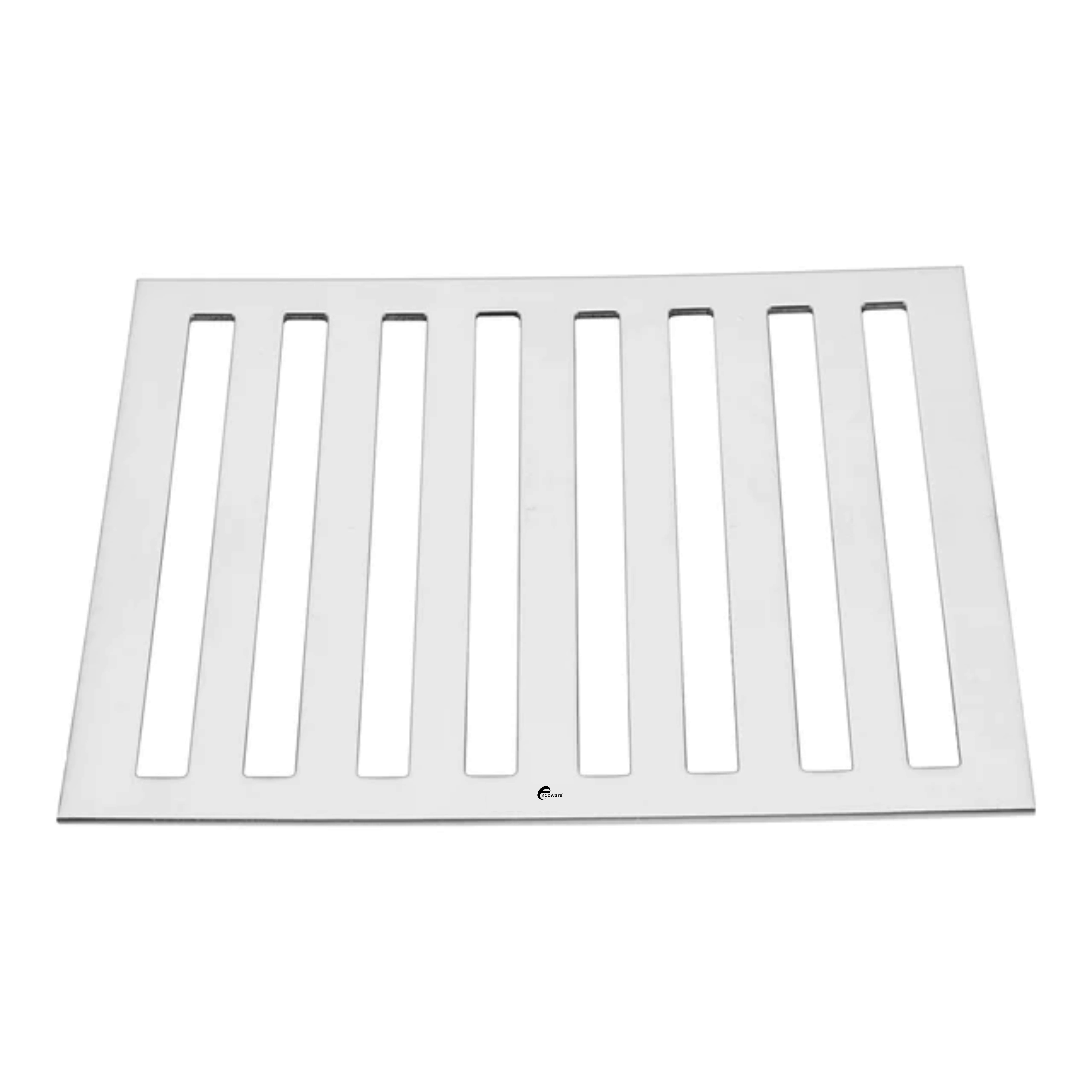 Endoware 10 x 10 Inches Long Grating Floor Drain – Rust-Resistant Stainless Steel, Durable Design