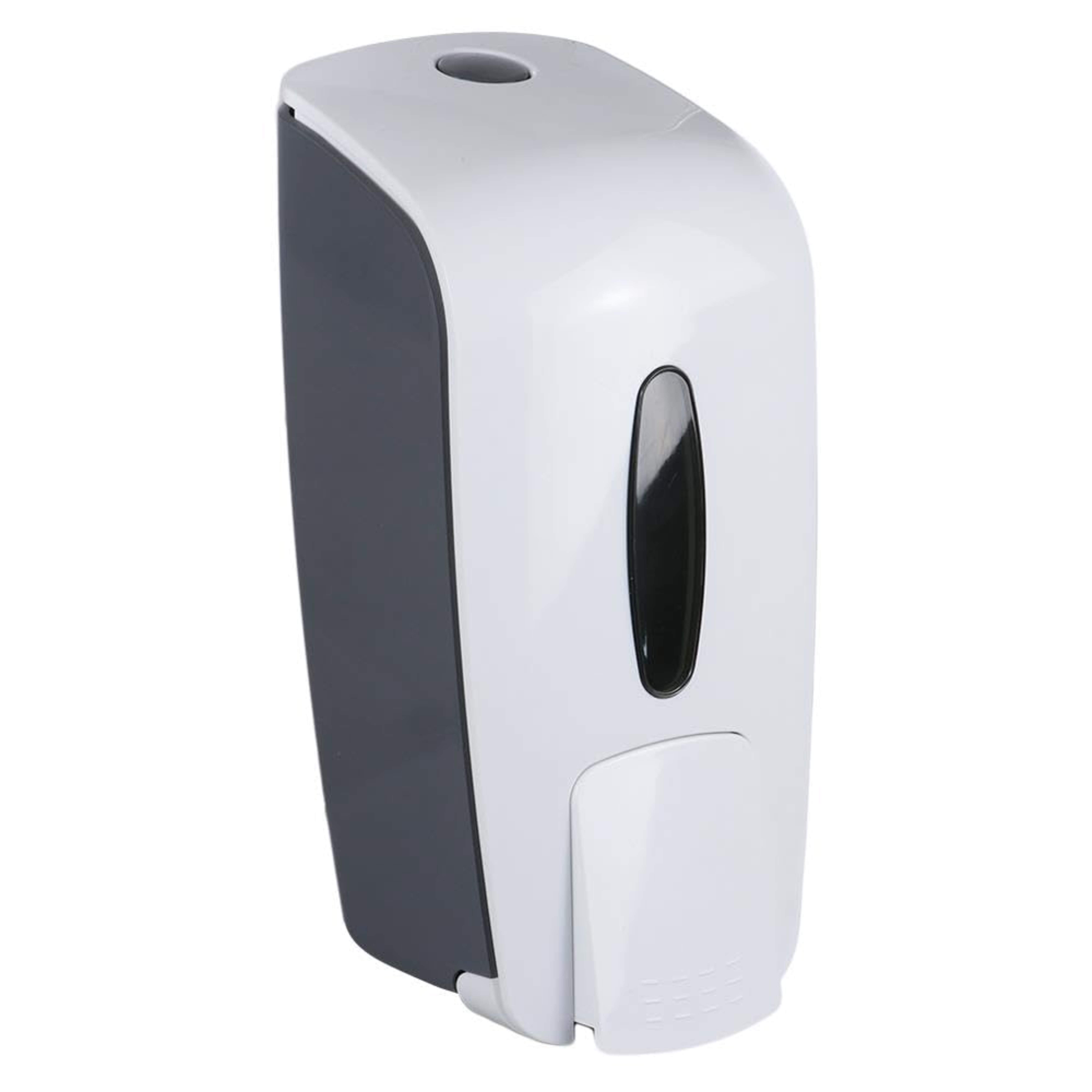 Endoware ABS Wall-Mount Palm Press Soap & Shampoo Dispenser (750ml, White) – Liquid Soap & Sanitizer Dispenser for Bathrooms