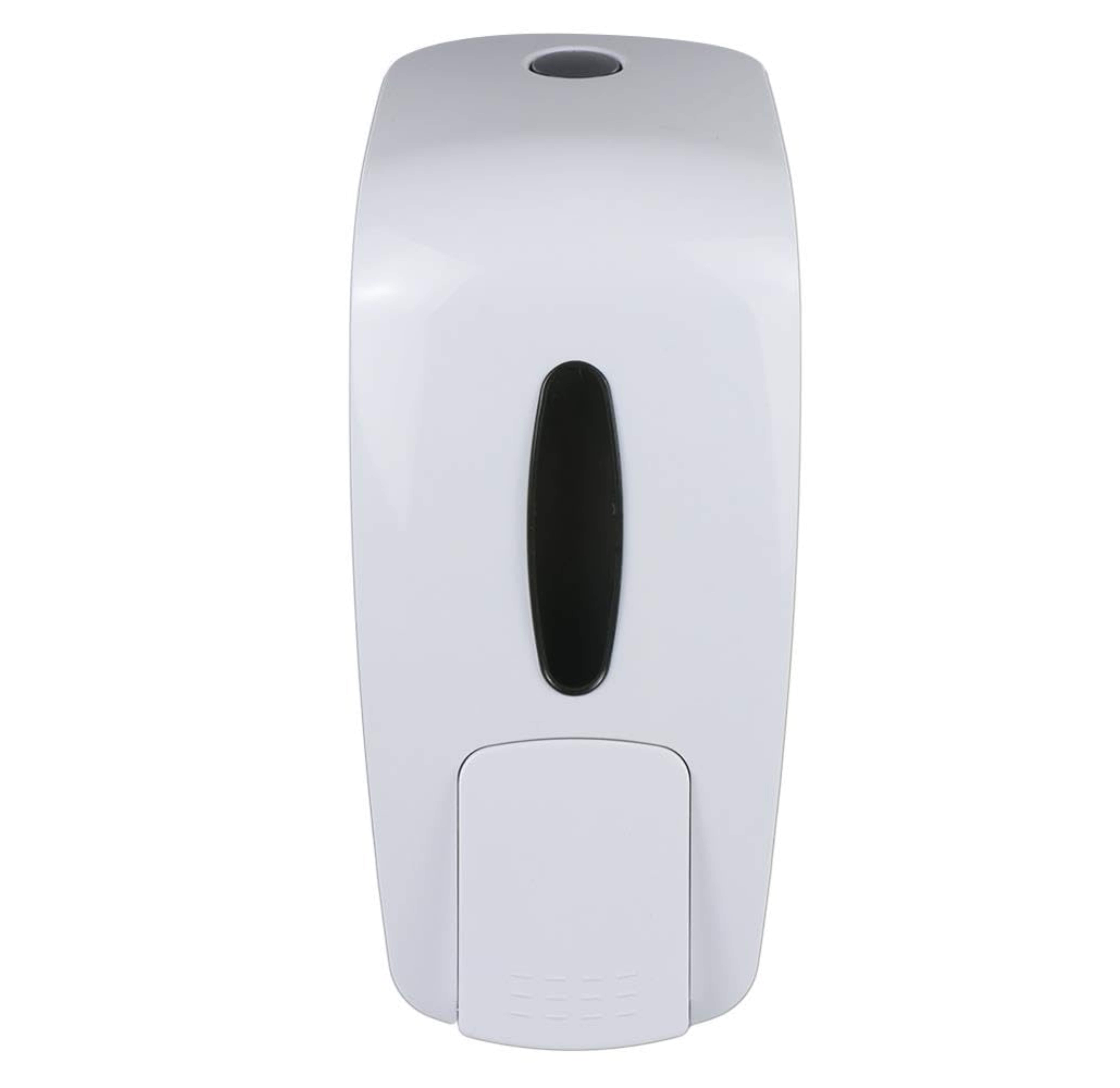 Endoware ABS Wall-Mount Palm Press Soap & Shampoo Dispenser (750ml, White) – Liquid Soap & Sanitizer Dispenser for Bathrooms