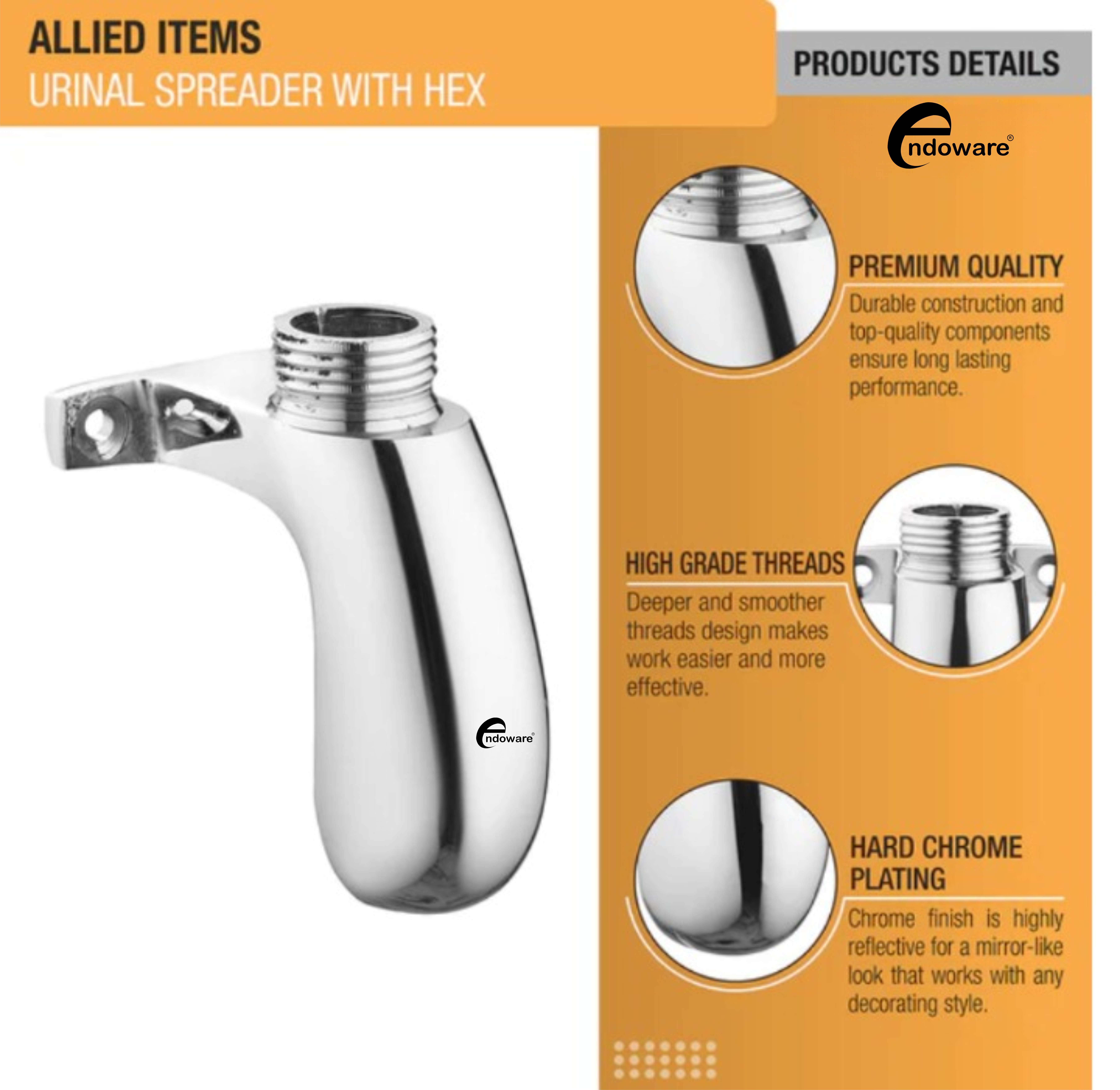 Endoware Urinal Spreader (With Hex) – Perfect for Commercial Restrooms