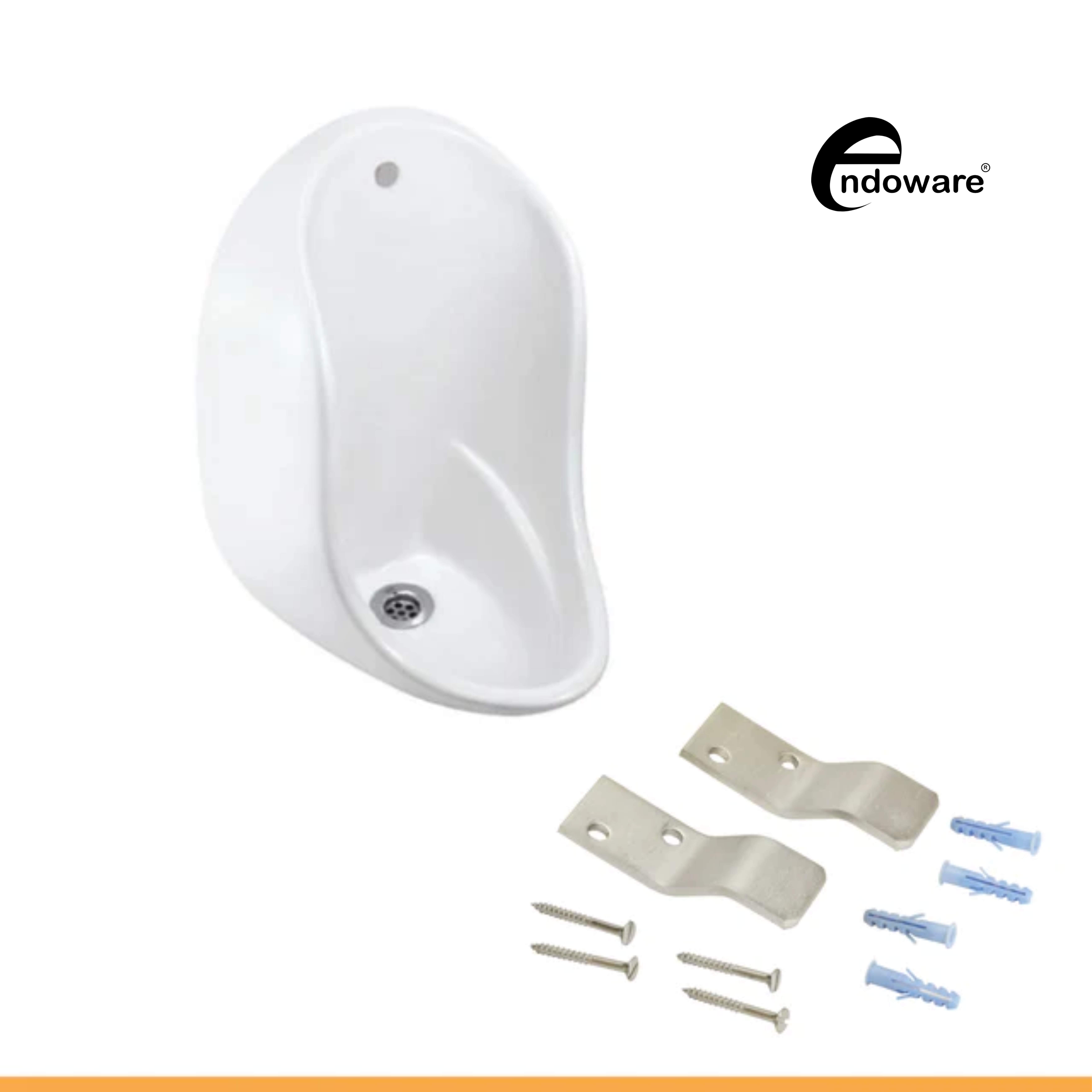 Endoware Adjustable Urinal Bracket for Commercial Restrooms