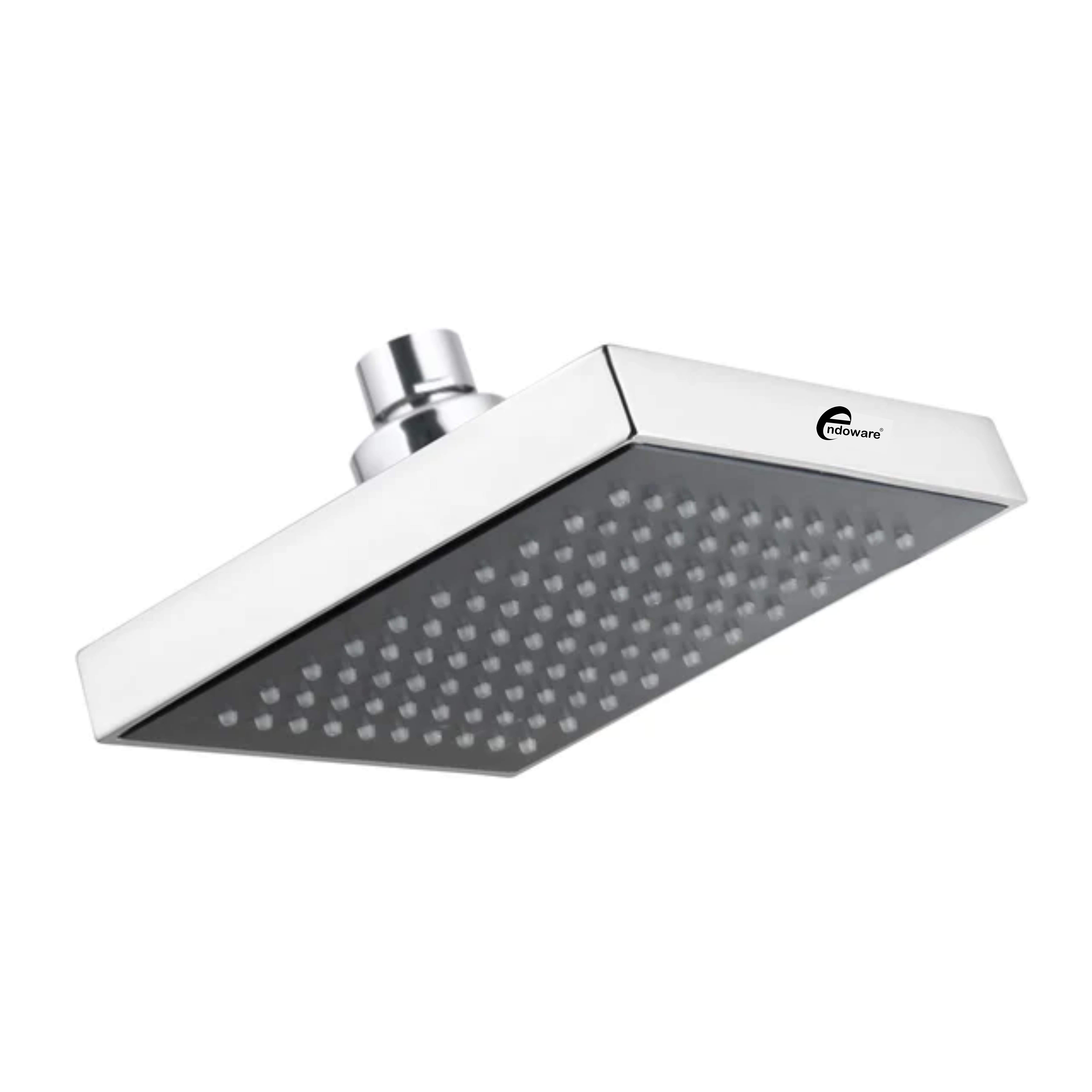 Endoware Gamma 6 x 6 Inch Luxury Overhead Shower – Powerful Water Flow