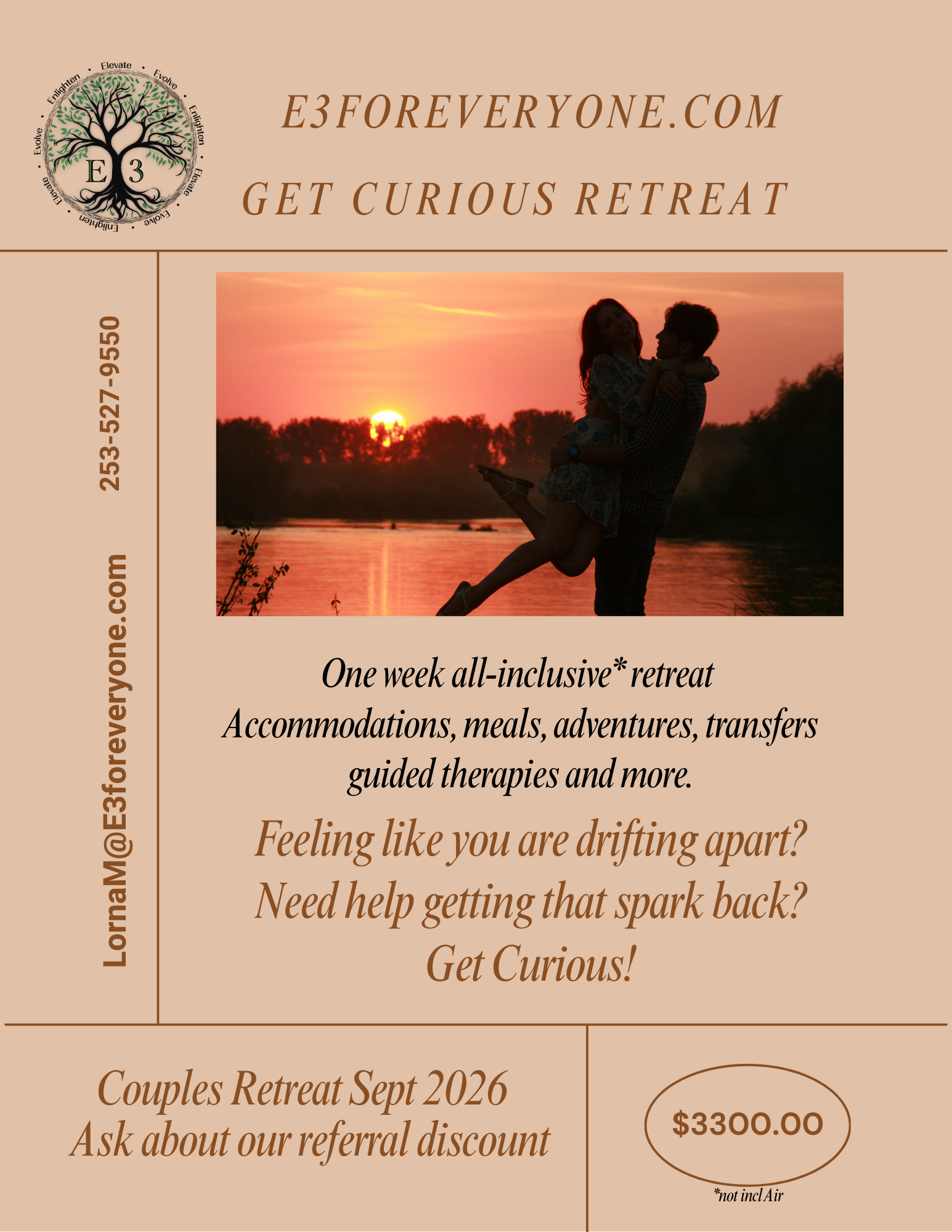 Get Curious Retreat (Deposit)