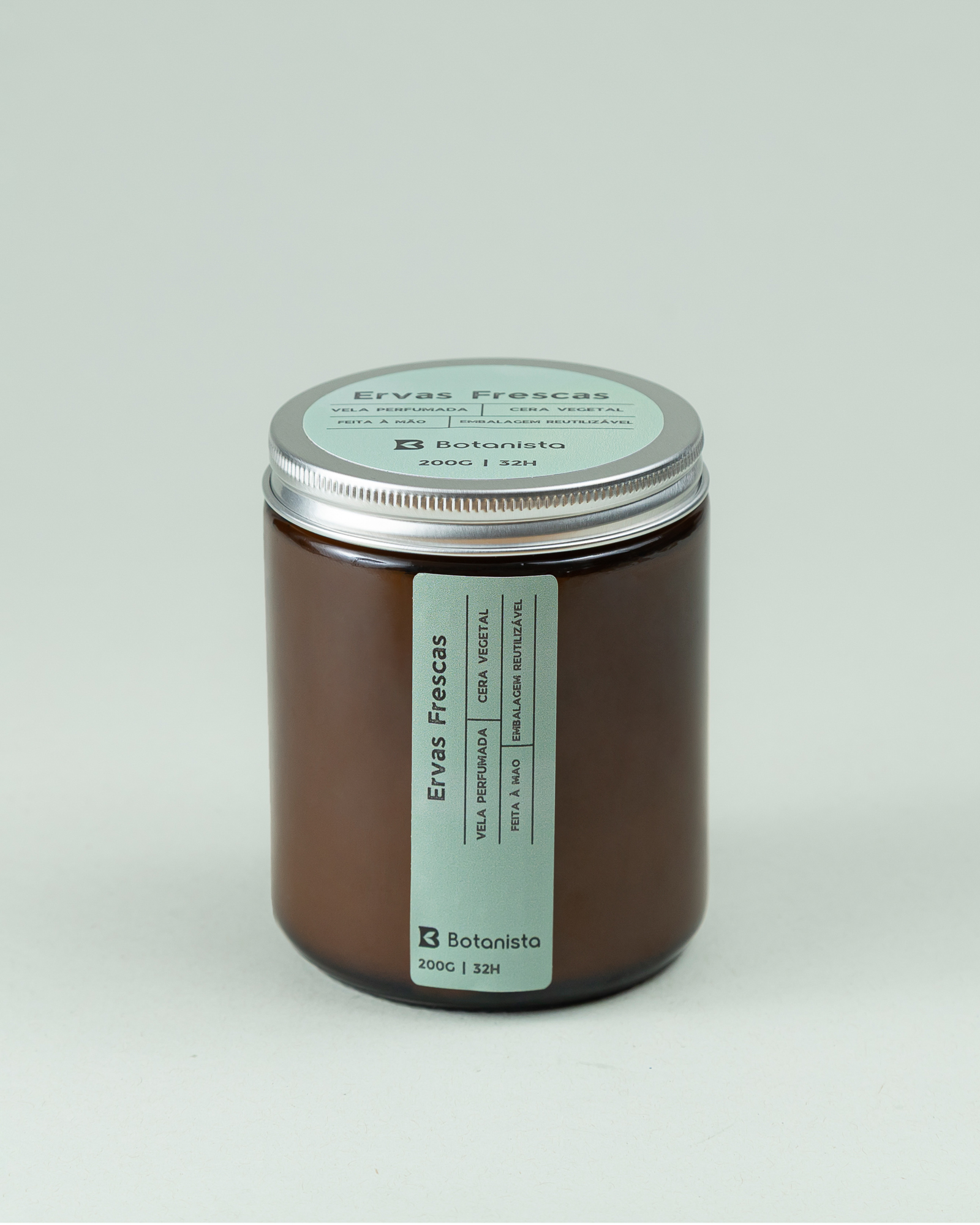 Vela Perfumada Ervas Frescas Vintage