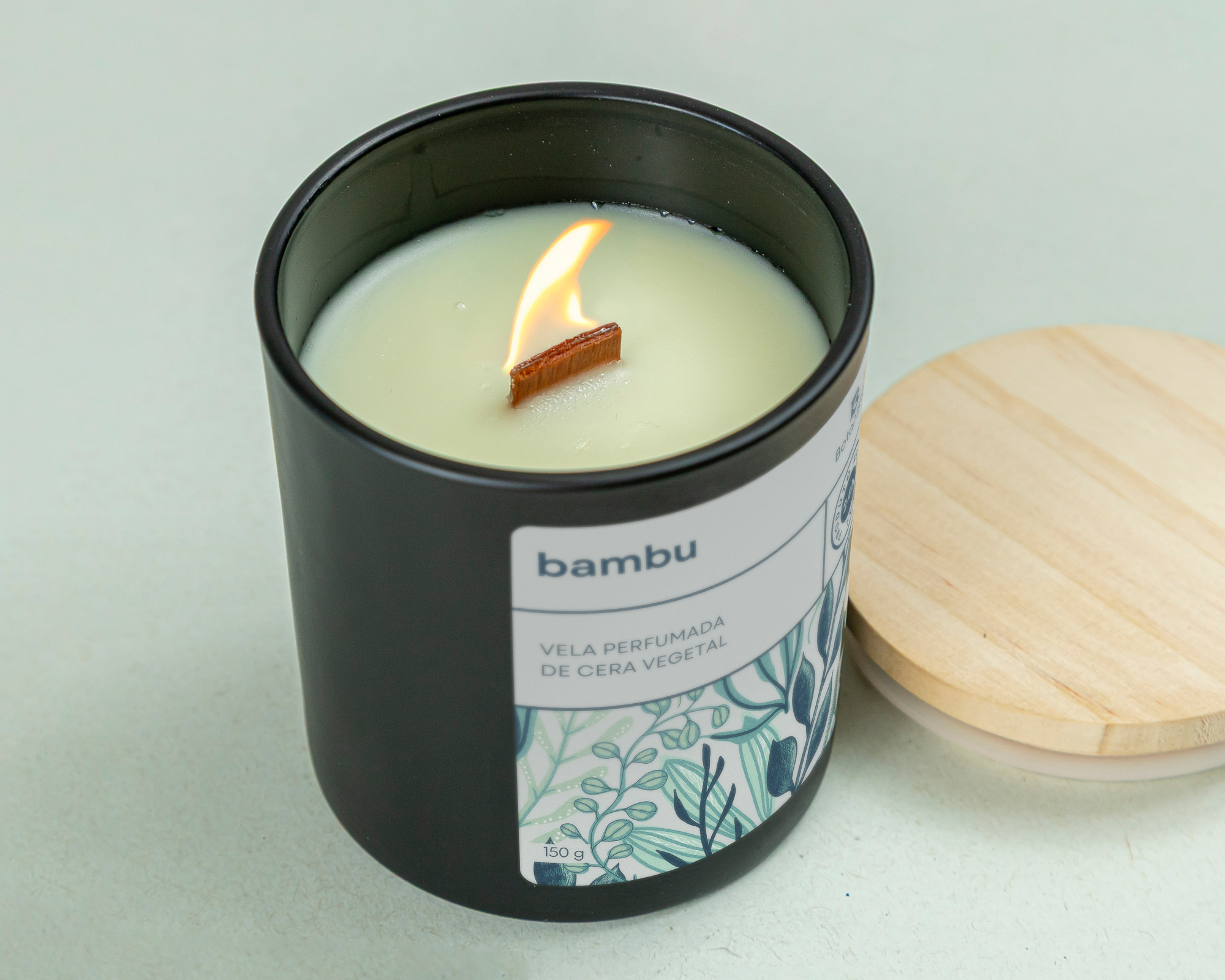 Vela Perfumada Bambu
