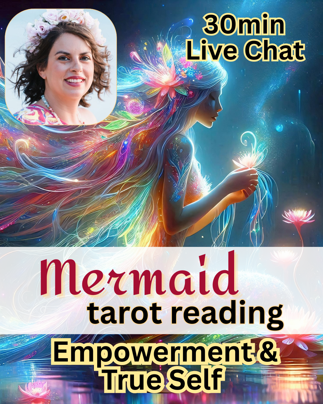 Mermaid Tarot Reading - 30min Live Chat