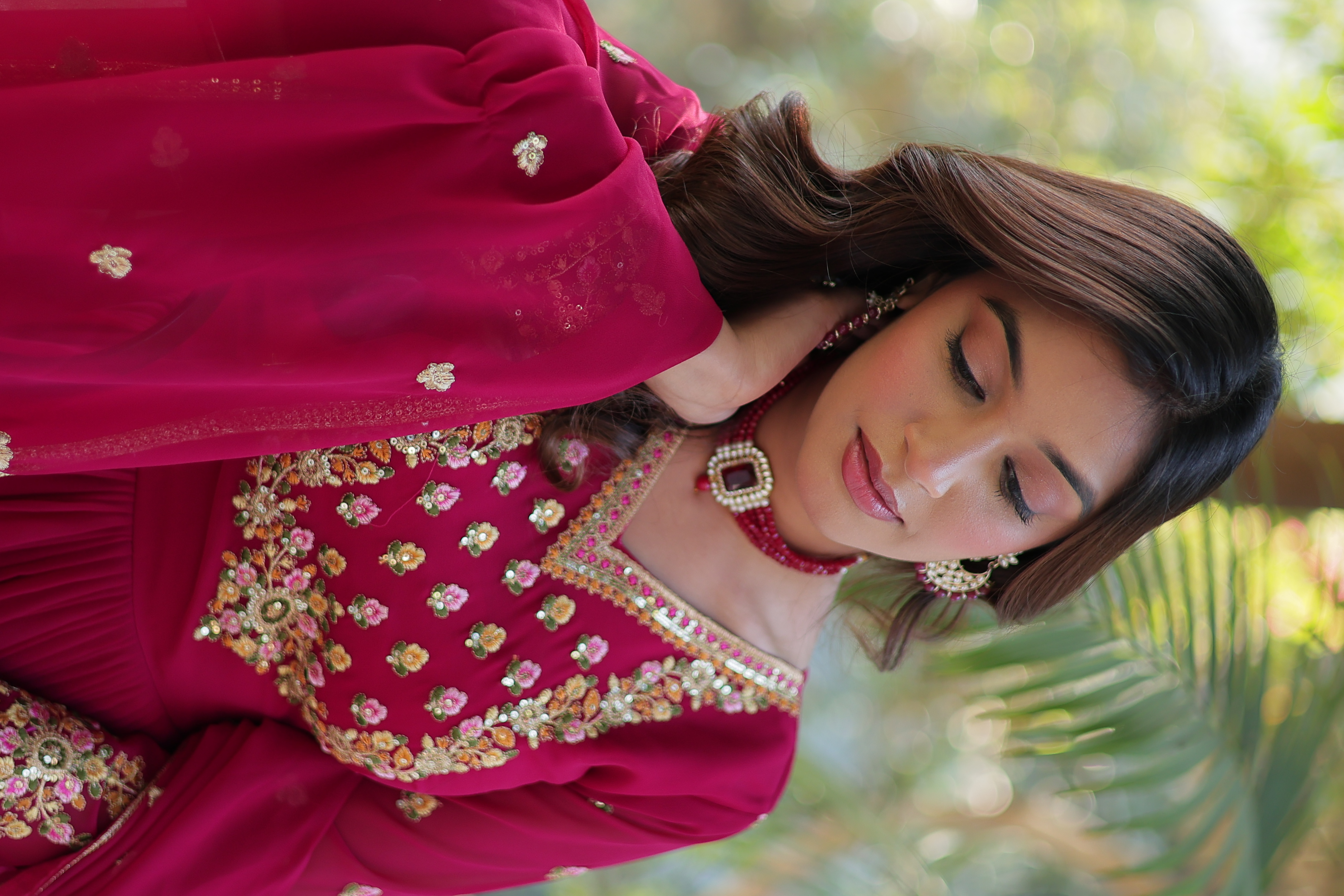 Elegant Pink Magenta Eid Special Salwar Kameez - Indian Traditional Ethnic Wear