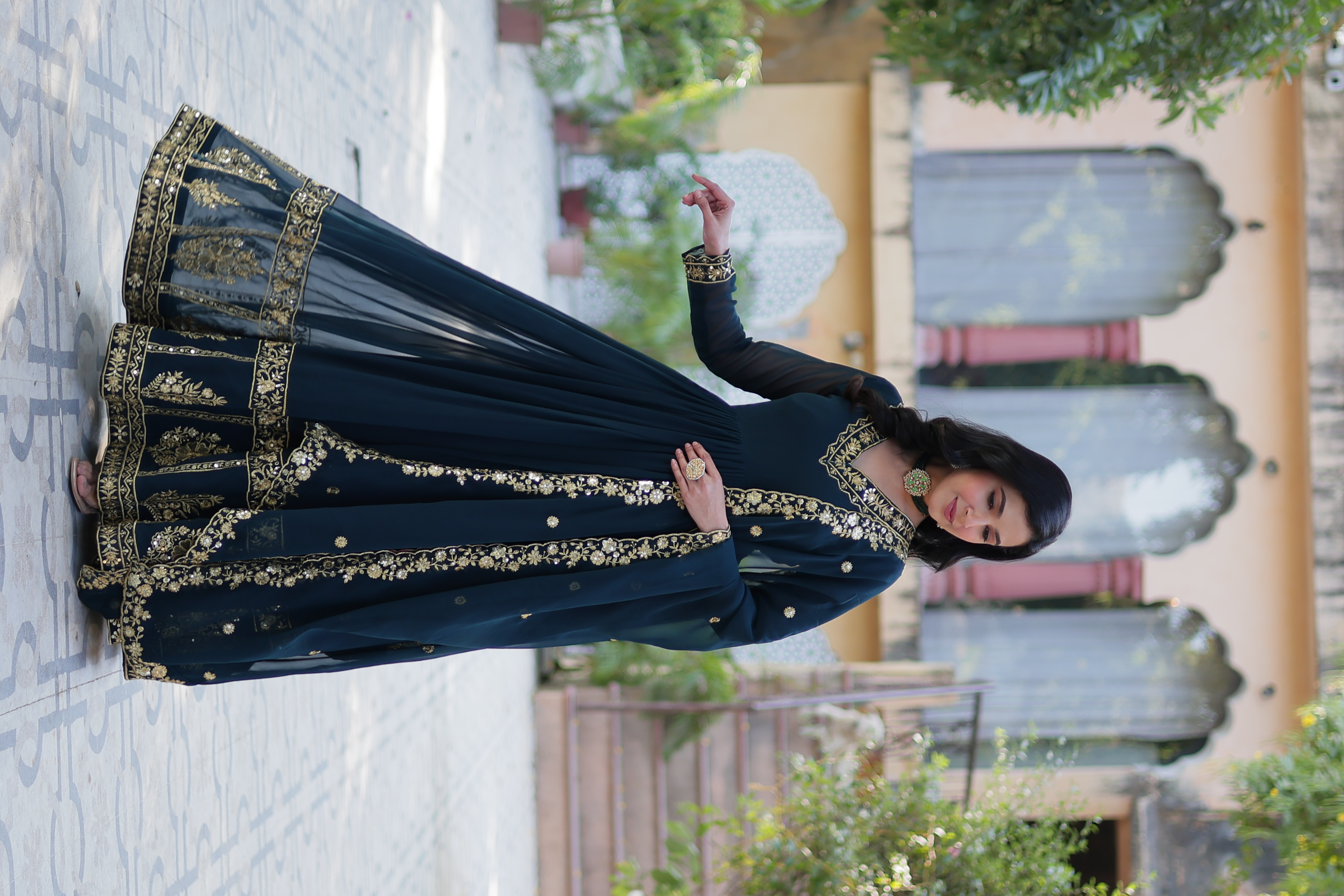 The Anarkali salwar kameez, specially designed for the festive occasion of Eid