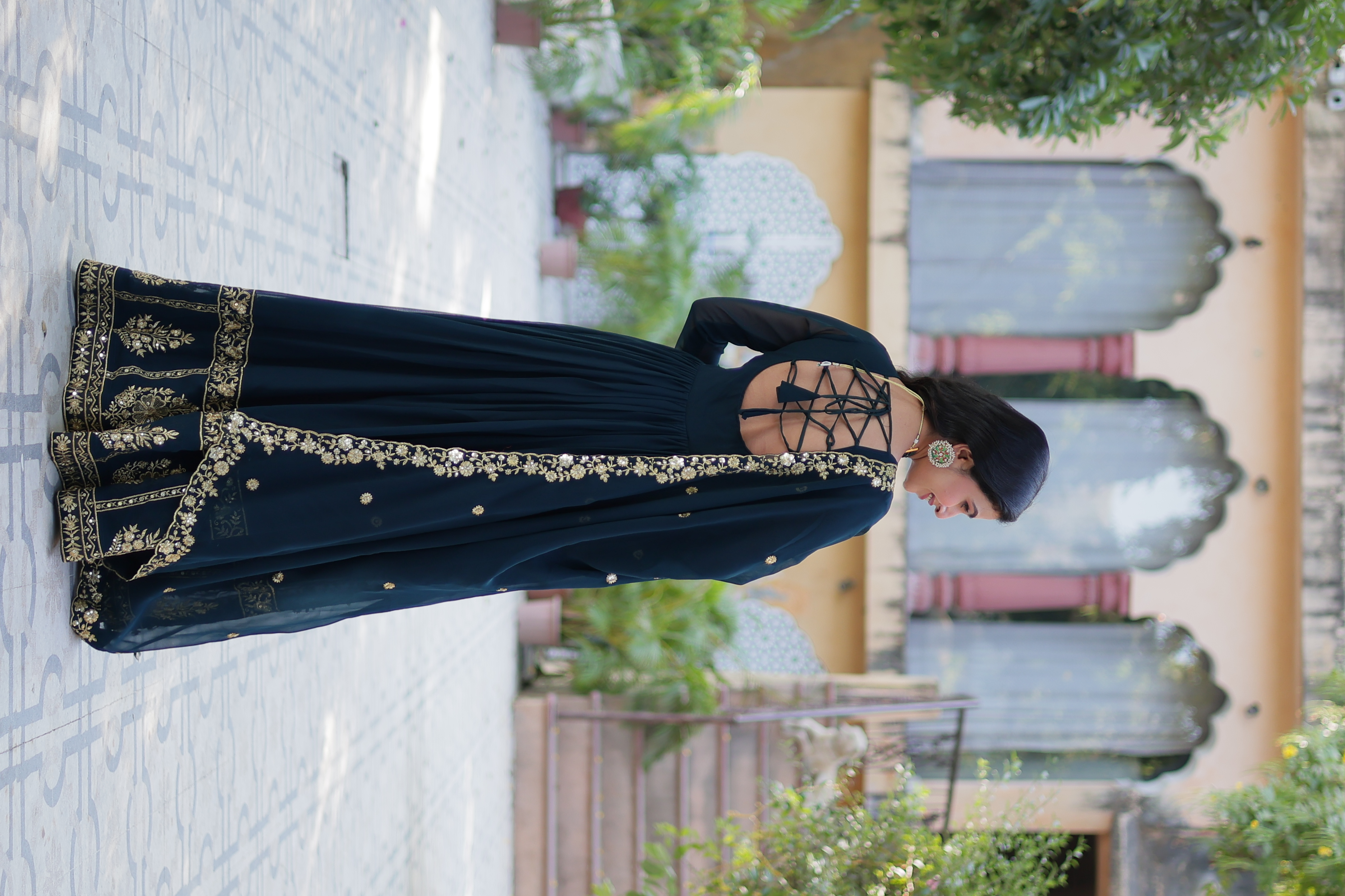 The Anarkali salwar kameez, specially designed for the festive occasion of Eid