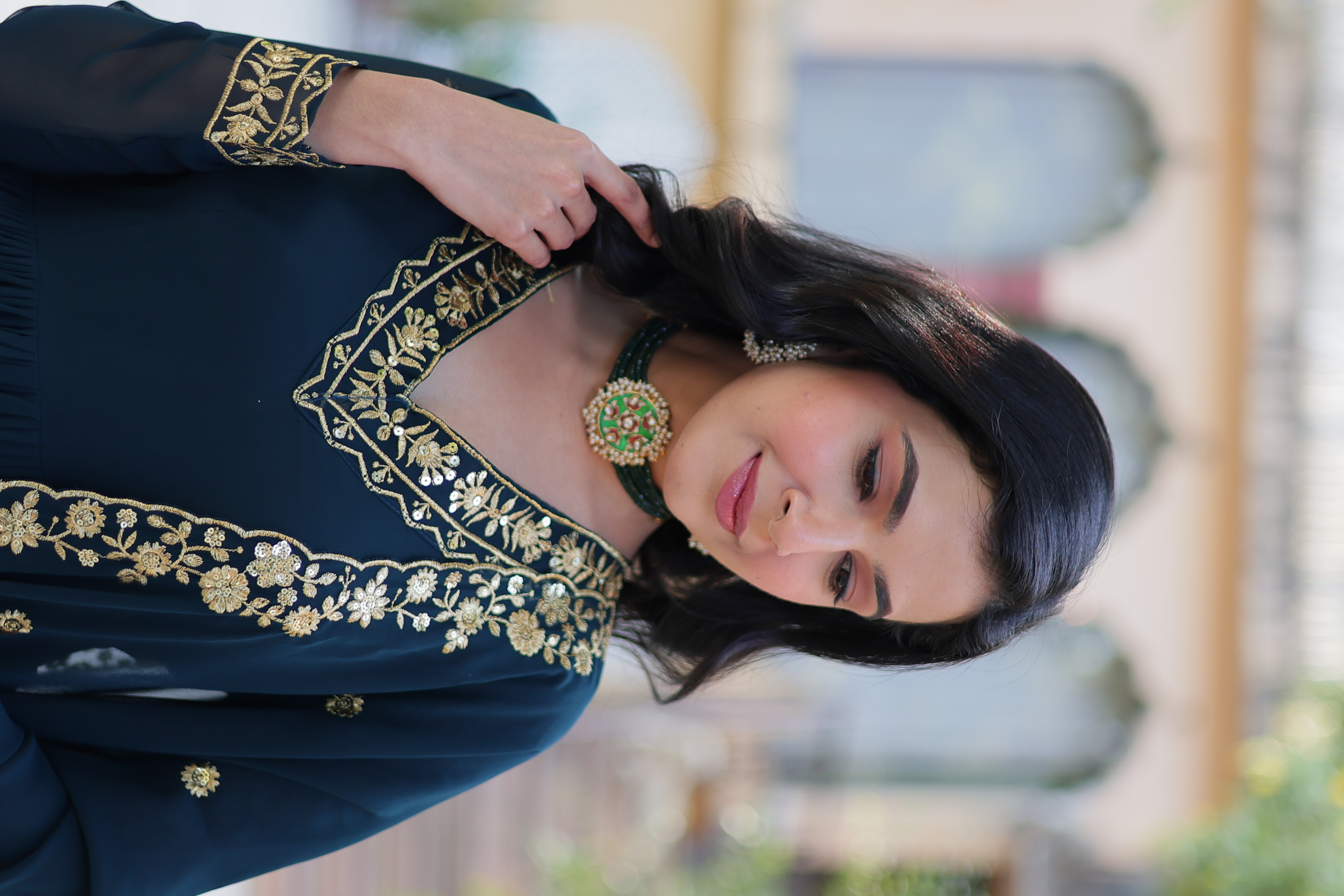 The Anarkali salwar kameez, specially designed for the festive occasion of Eid