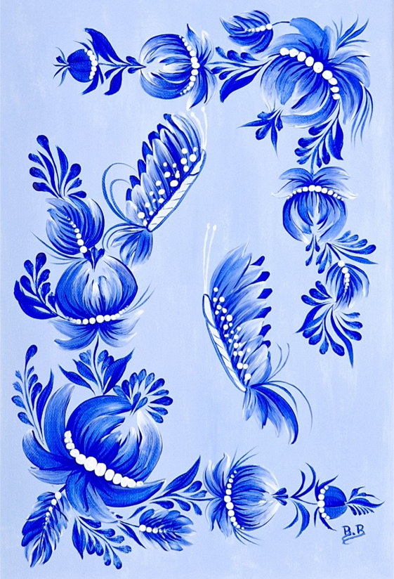 Papillons en Petrykivka