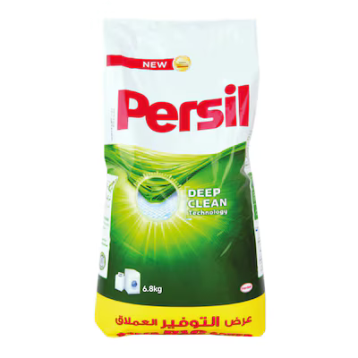 برسيل مسحوق غسيل قليل الرغوة مضاد للبكتيريا 6.8 كج