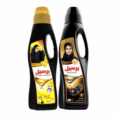 برسيل شامبو العباية بلاك عود 1 لتر + 900 مل العطور الفرنسية
