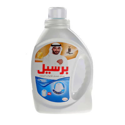 برسيل سائل غسيل للأثواب البيضاء بالعود 1 لتر