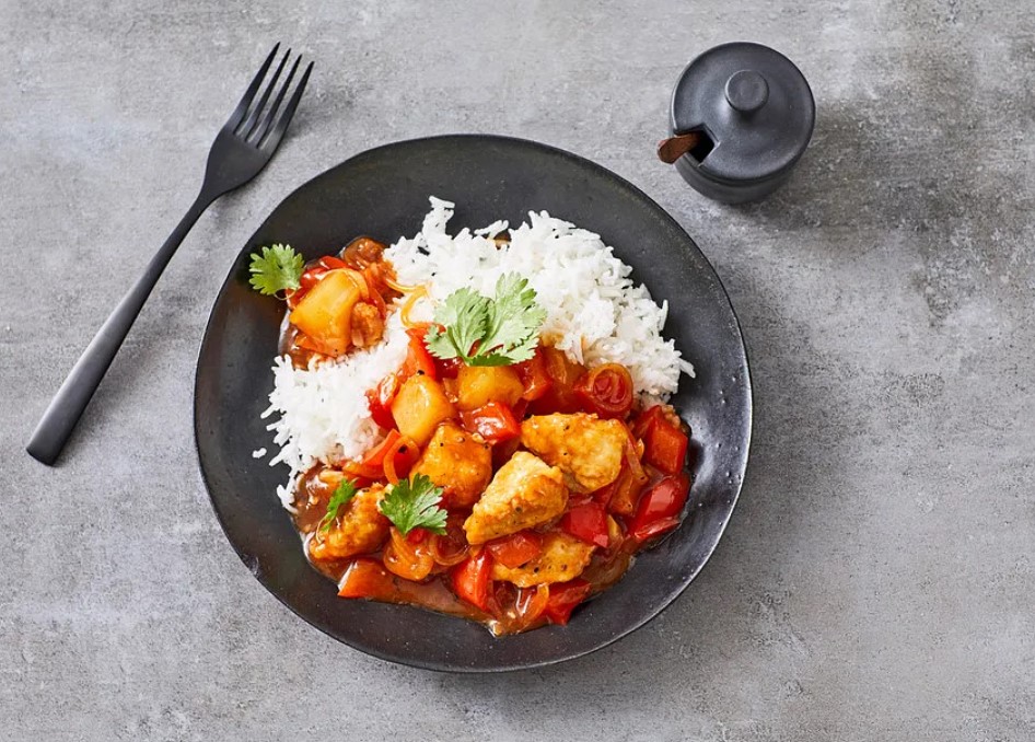 SÜB-SAUER SOßE MIT REIS