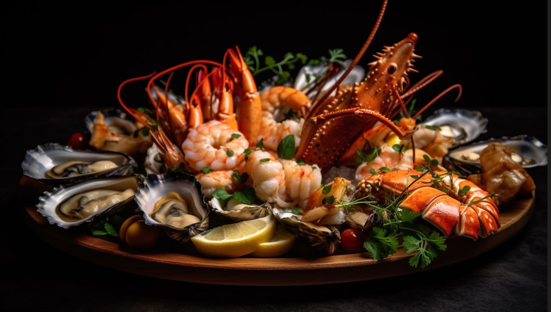 S58 . Seafood Tray-