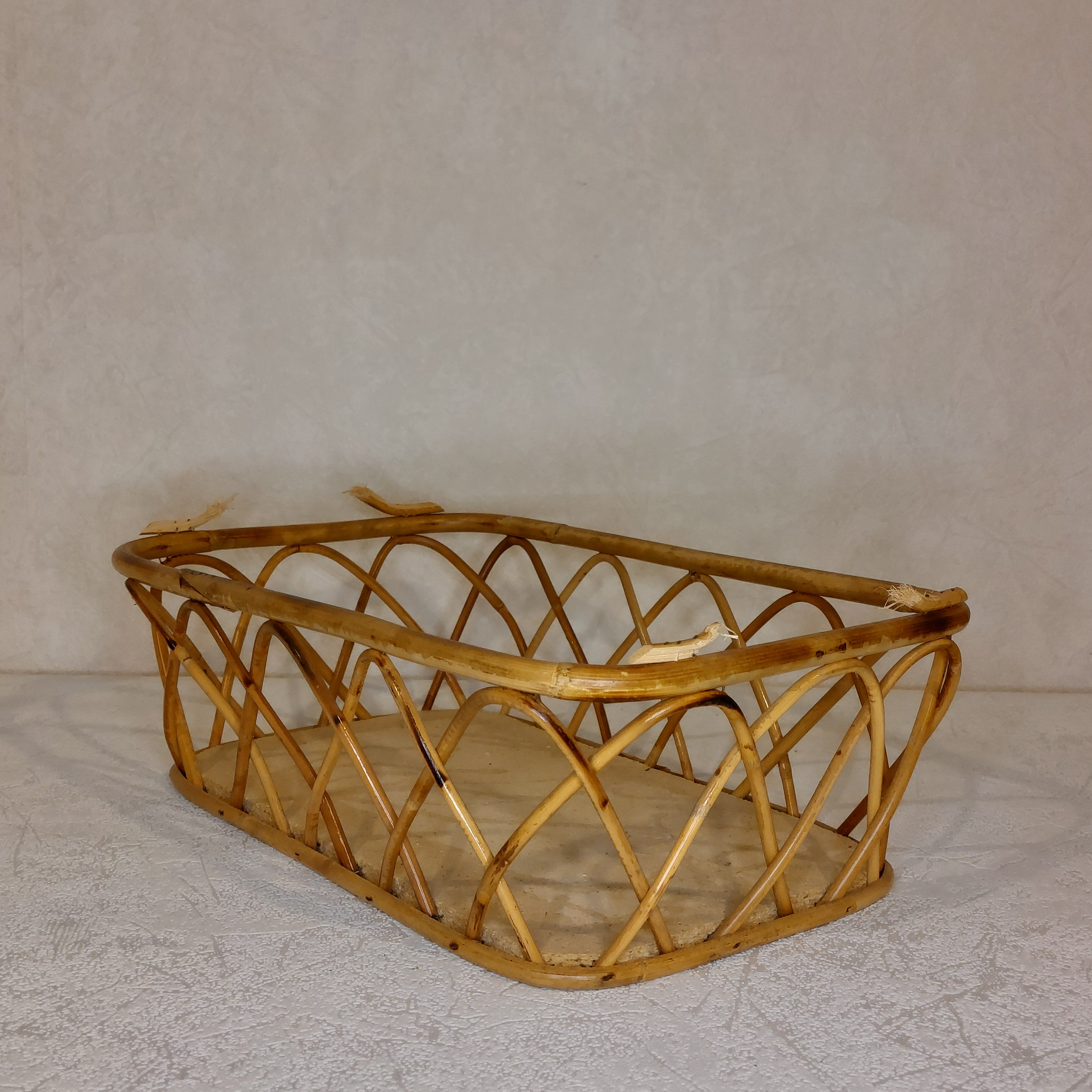 Rudas pintas krepšys