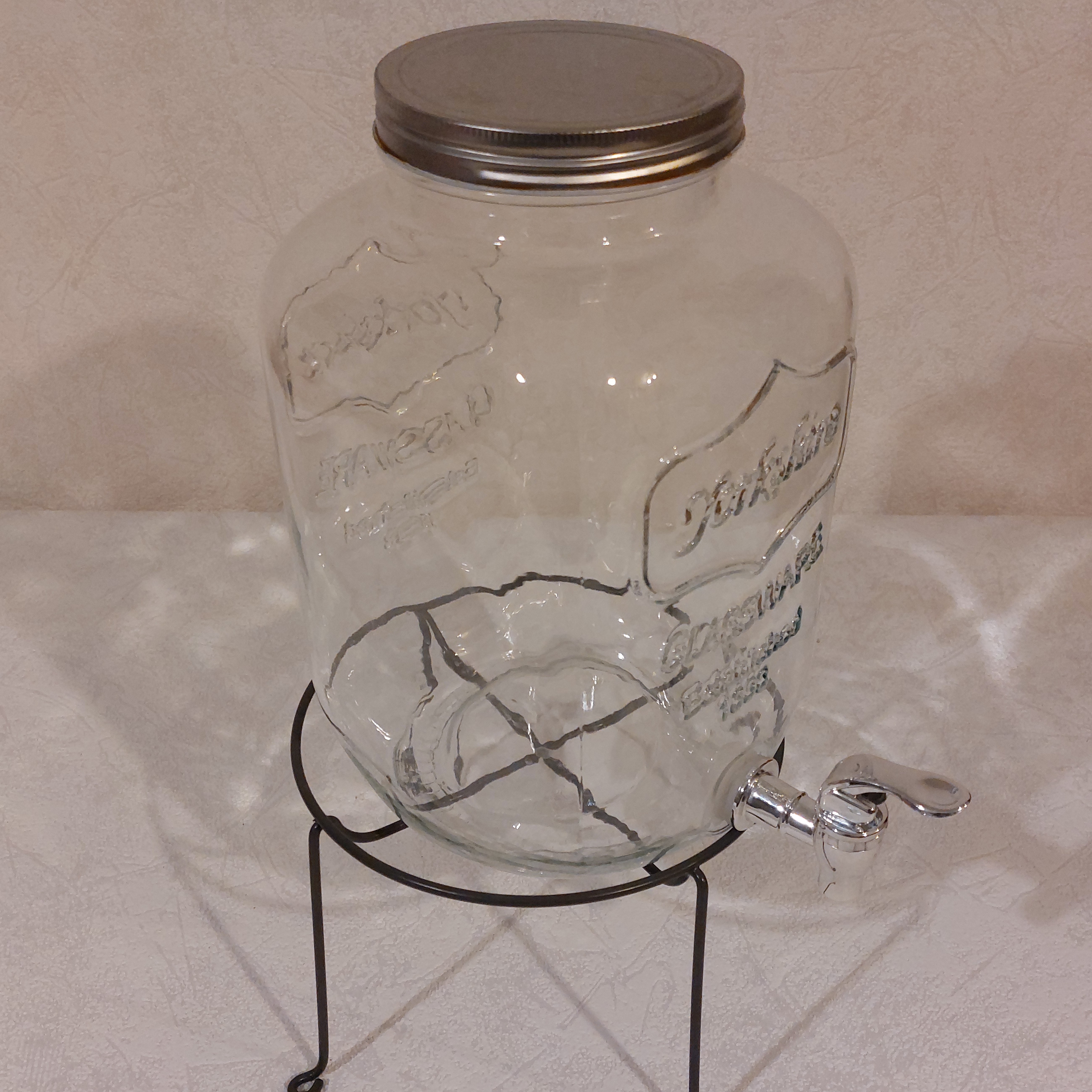 Stiklinis dozatorius 5 l.