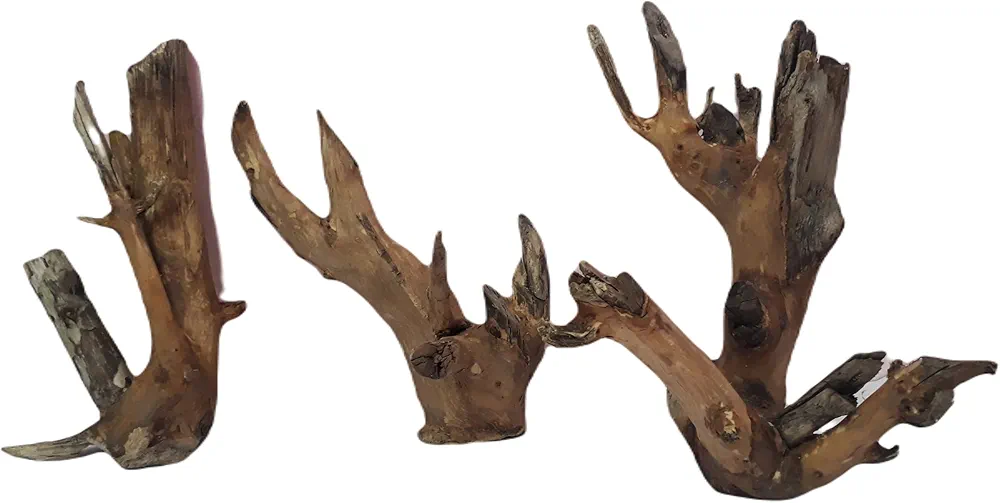 Driftwood for Aquariums original teak wood Three pieces 