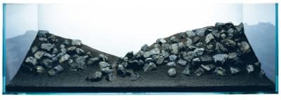 Aquarium Rock, Aquarium Decoration, Reef Tank Setup, Terrariums, Black rock etc. 1kg (4 to 6 pieces) (Random Shape)
