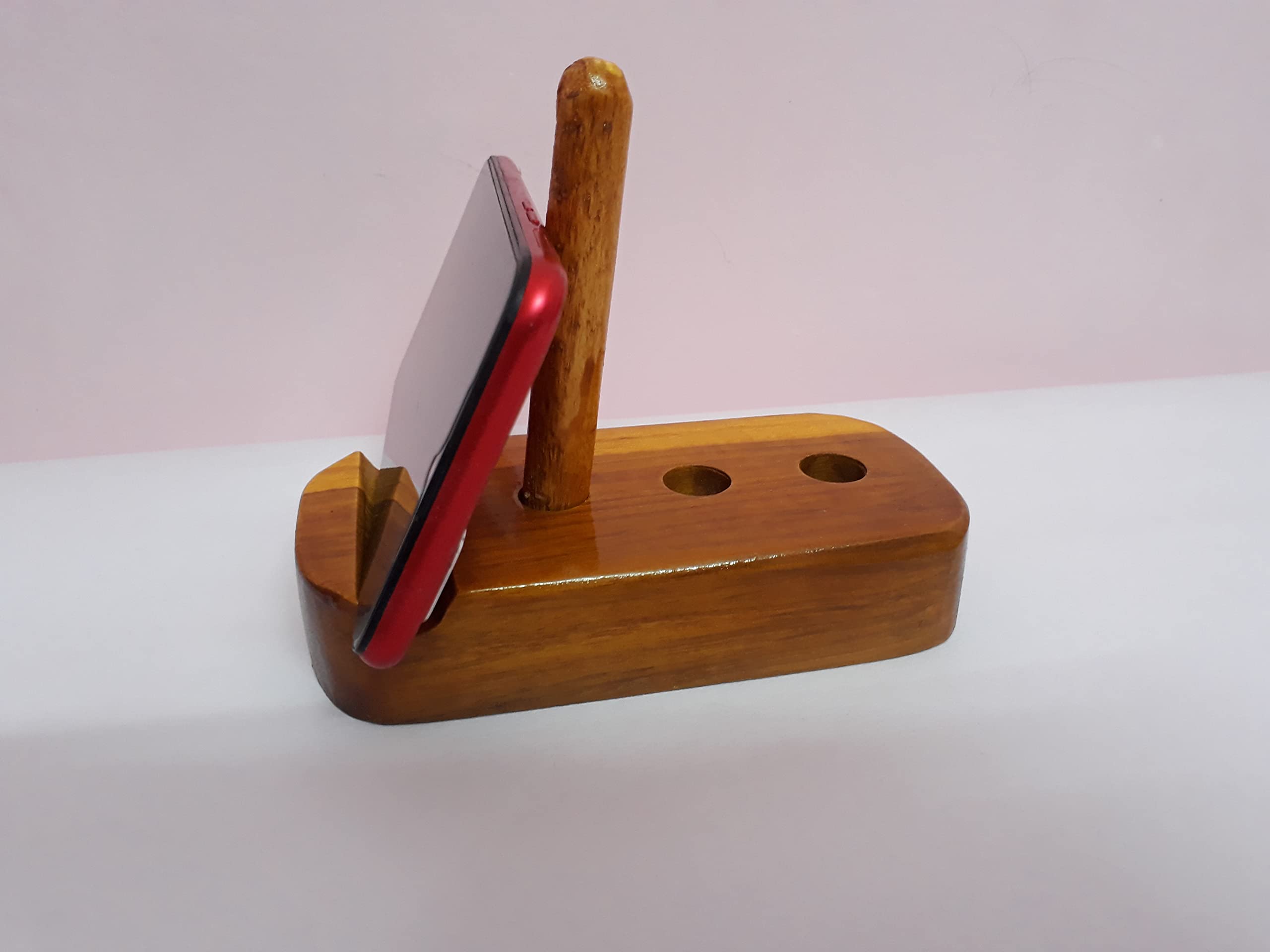 Hand Craft Teak Wood Mobile Stand