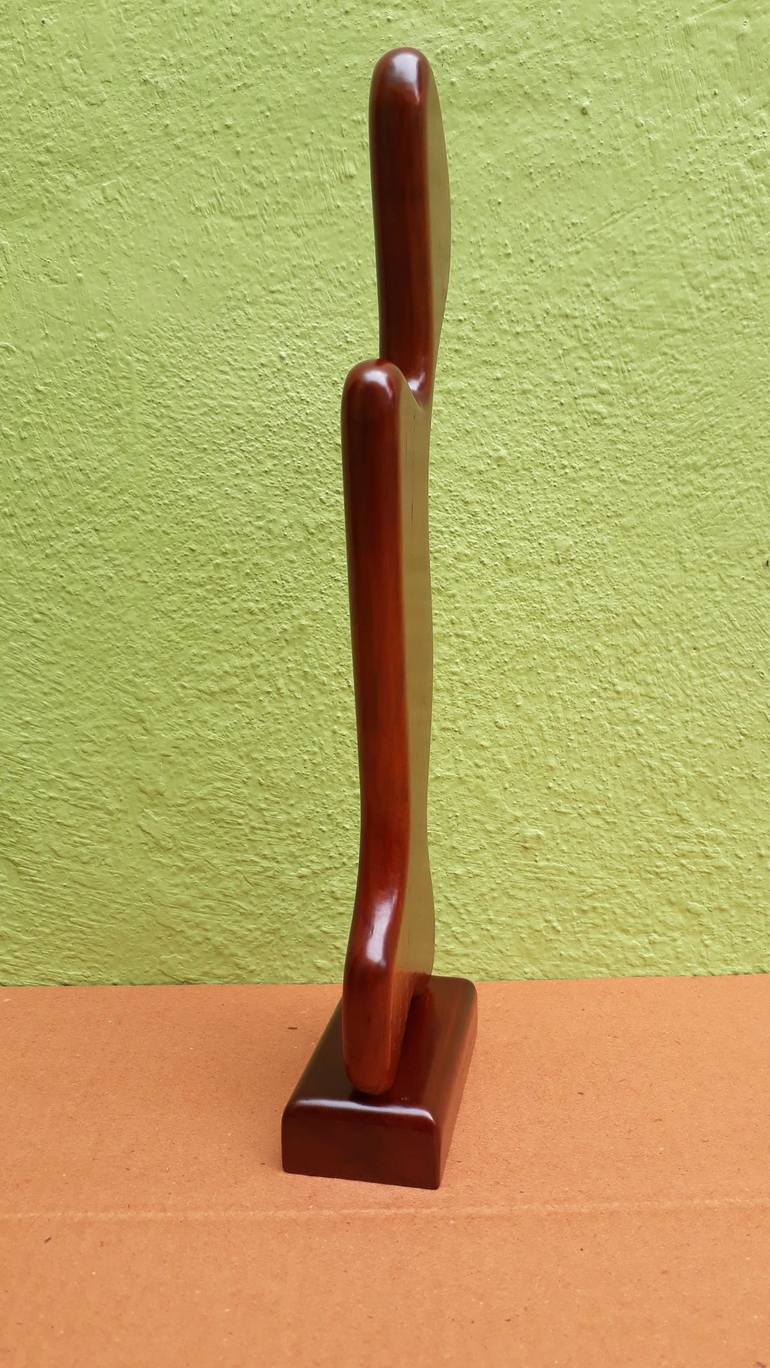 Modern Wood sculpture -Made by Teak wood and polished