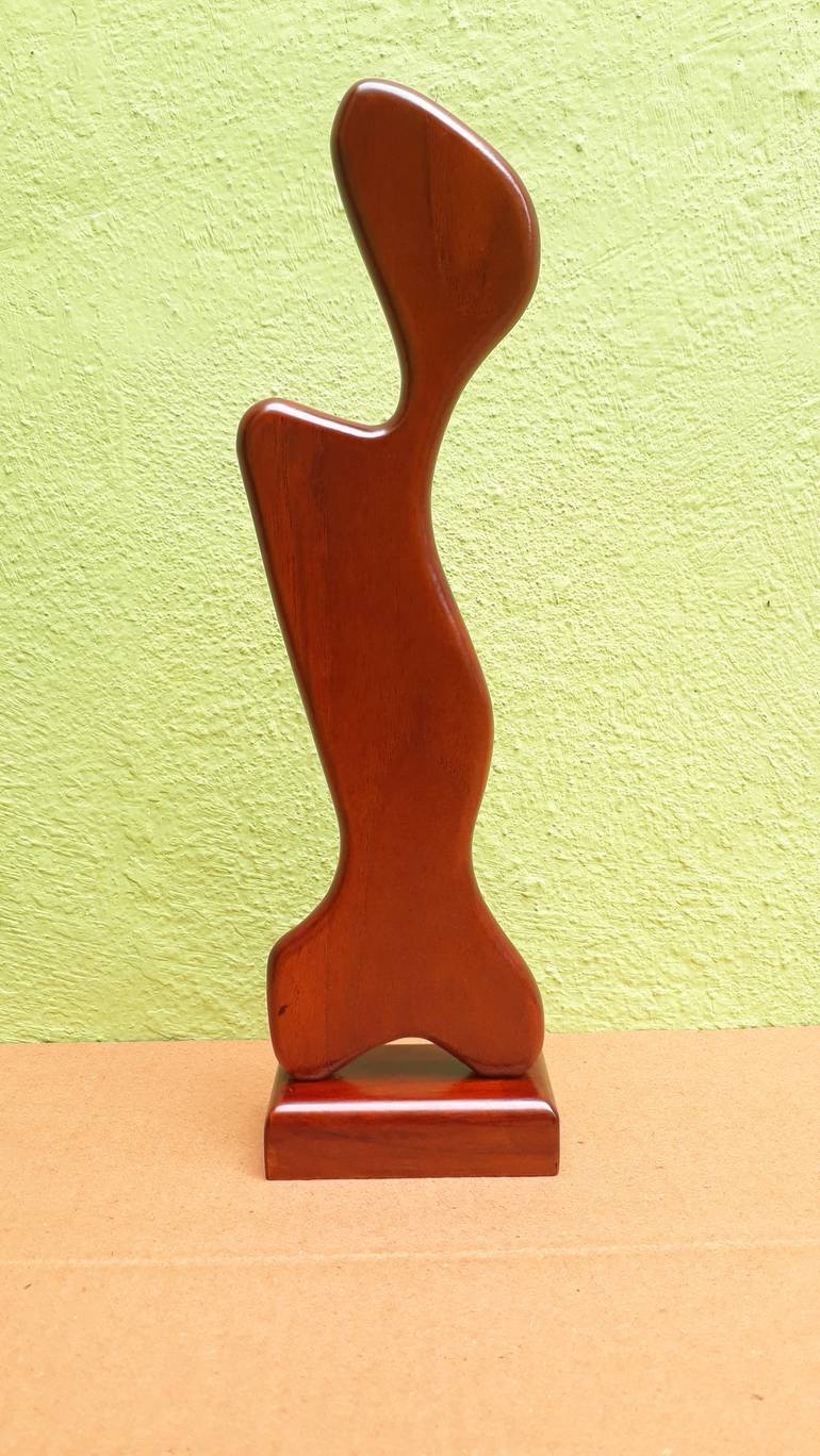 Modern Wood sculpture -Made by Teak wood and polished