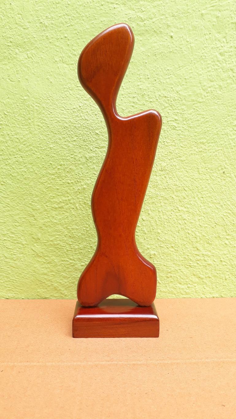 Modern Wood sculpture -Made by Teak wood and polished