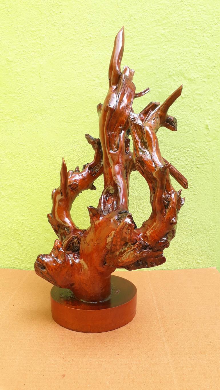 Spectacular Branch Art -Teak Driftwood Sculpture