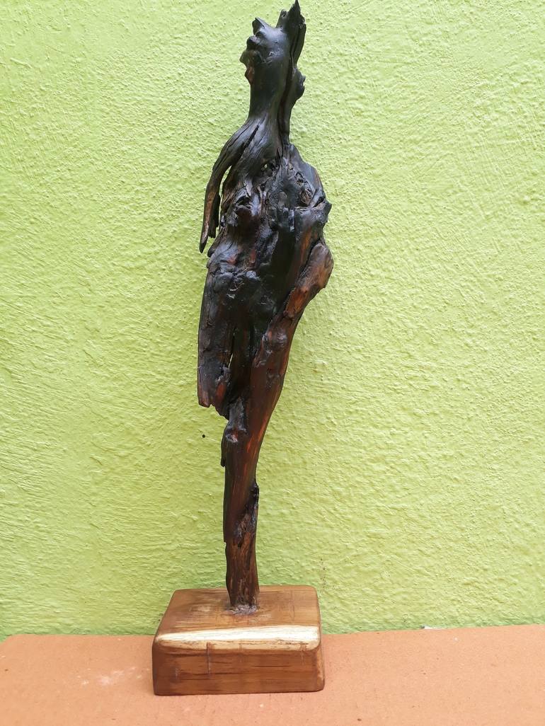 Driftwood Sculpture Ballet Style Man & woman dance
